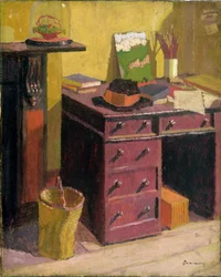 Der Schreibtisch des Künstlers, ca. 1915